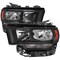 Spec-D Tuning 2500 3500 OE HALOGEN HEADLIGHTS WITH MATTE BLACK HOUSING CLEAR LENS, 2PK 2LH-RAM1925JM-RS - alternate 1